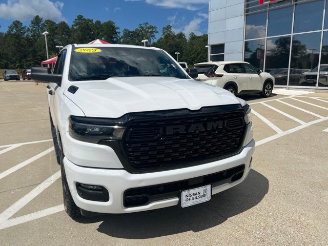 Bright White Clearcoat 2025 RAM 1500 Pickup Truck Four-Wheel Drive 8-Speed Automatic
