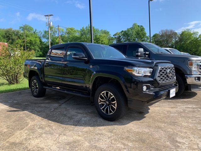 Midnight Black Metallic 2020 Toyota Tacoma TRD Sport Double Cab 4WD Pickup Truck Four-Wheel Drive 6-Speed Automatic