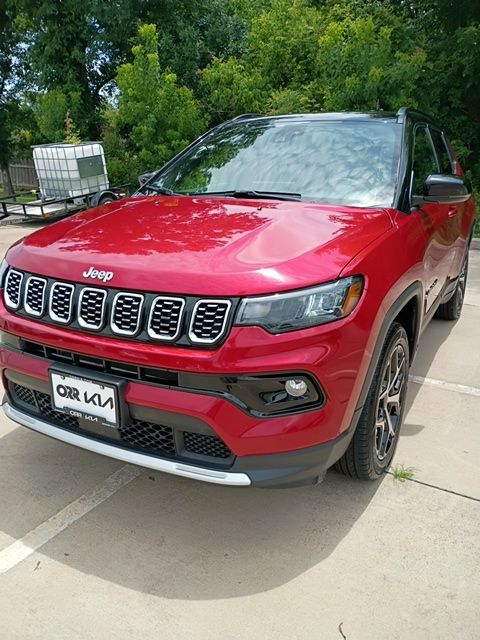 Red Hot Pearlcoat 2025 Jeep Compass Limited 4WD SUV / Crossover Four-Wheel Drive 8-Speed Automatic