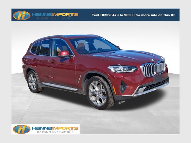 Aventurin Red Metallic 2022 BMW X3 xDrive30i AWD SUV / Crossover All-Wheel Drive 8-Speed Automatic