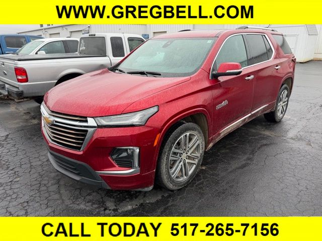 Radiant Red Tintcoat 2023 Chevrolet Traverse High Country AWD SUV / Crossover Four-Wheel Drive 9-Speed Automatic