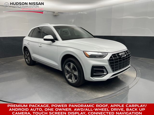 2023 Glacier White Metallic Audi Q5 40 Premium SUV