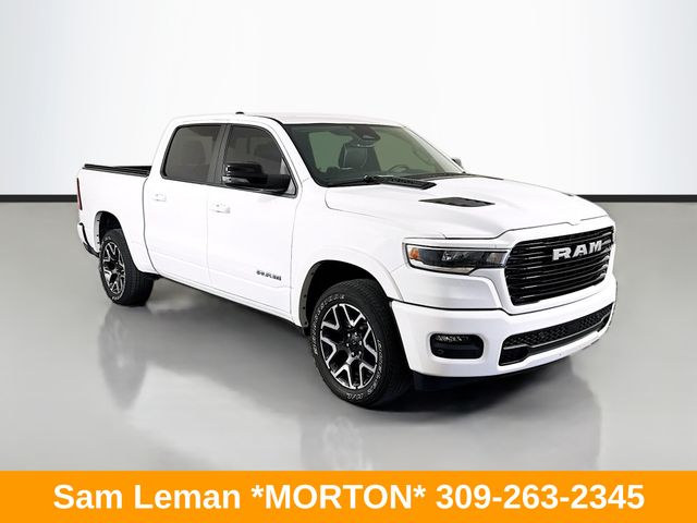 Bright White Clearcoat 2025 RAM 1500 Pickup Truck Four-Wheel Drive 8-Speed Automatic