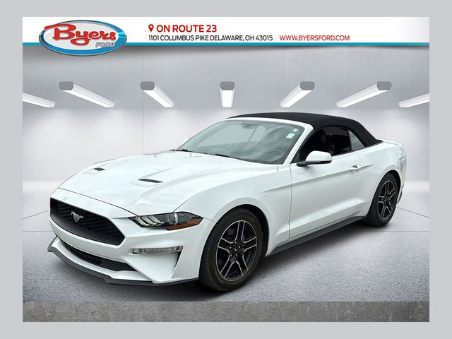 Oxford White 2020 Ford Mustang EcoBoost Premium Convertible RWD Convertible Rear-Wheel Drive Automatic
