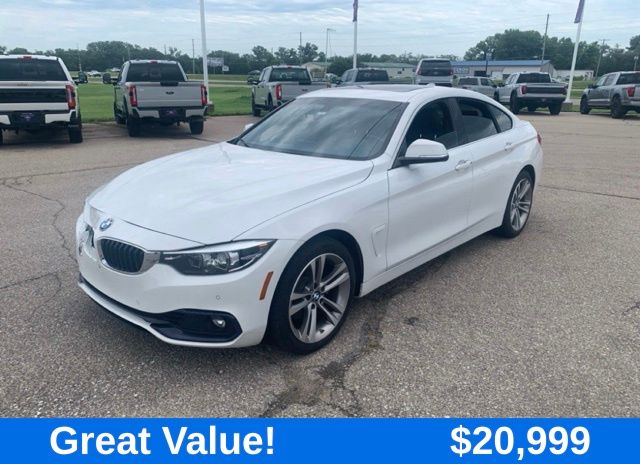 Alpine White 2019 BMW 4 Series Sedan All-Wheel Drive 8-Speed Automatic
