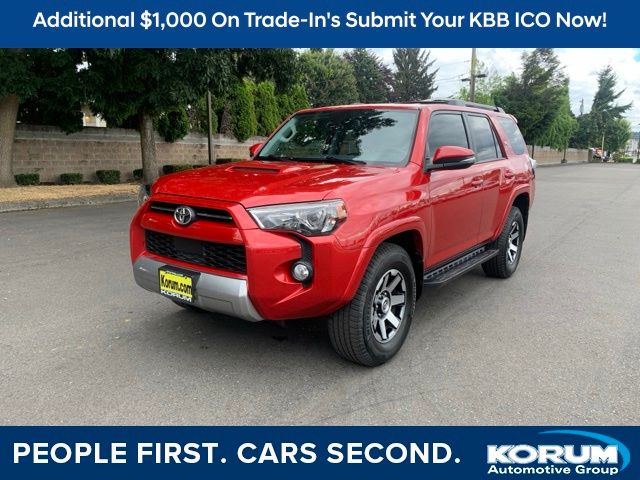 Barcelona Red Metallic 2020 Toyota 4Runner SUV / Crossover Four-Wheel Drive 5-Speed Automatic Overdrive