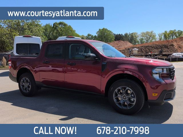 Ruby Red Metallic Tinted Clearcoat 2026 Ford Maverick XLT SuperCrew FWD Pickup Truck Front-Wheel Drive Continuously Variable Transmission