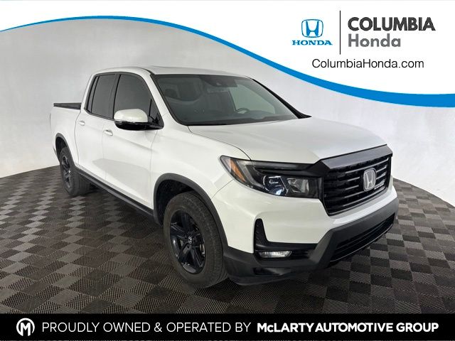 Platinum White Pearl 2023 Honda Ridgeline Black Edition AWD Pickup Truck All-Wheel Drive 9-Speed Automatic