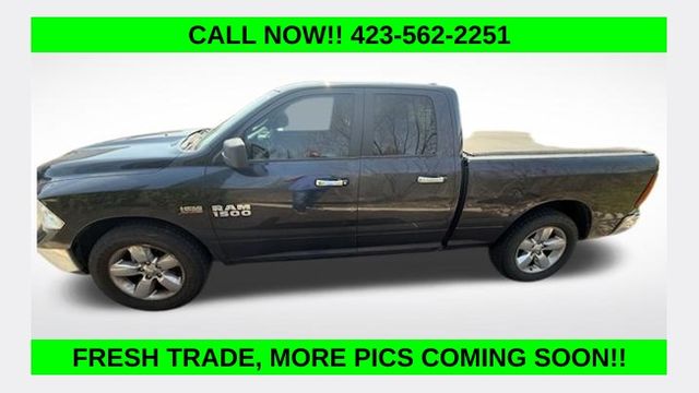 Gray (Maximum Steel Metallic Clearcoat) 2016 RAM 1500 Big Horn Quad Cab RWD Pickup Truck 4X2 8-Speed Automatic