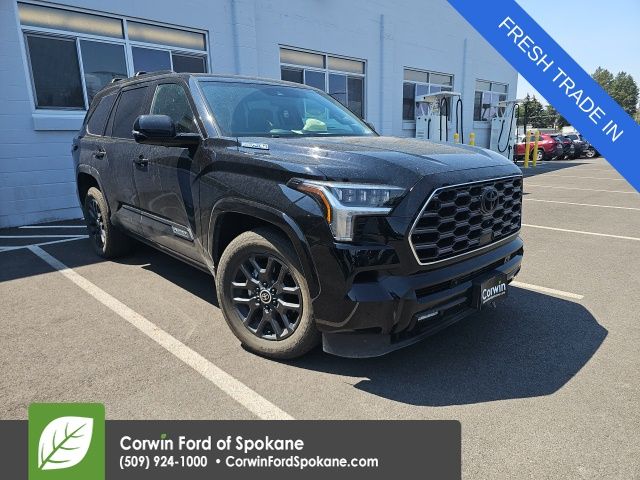 Midnight Black Metallic 2024 Toyota Sequoia SUV / Crossover Four-Wheel Drive Automatic
