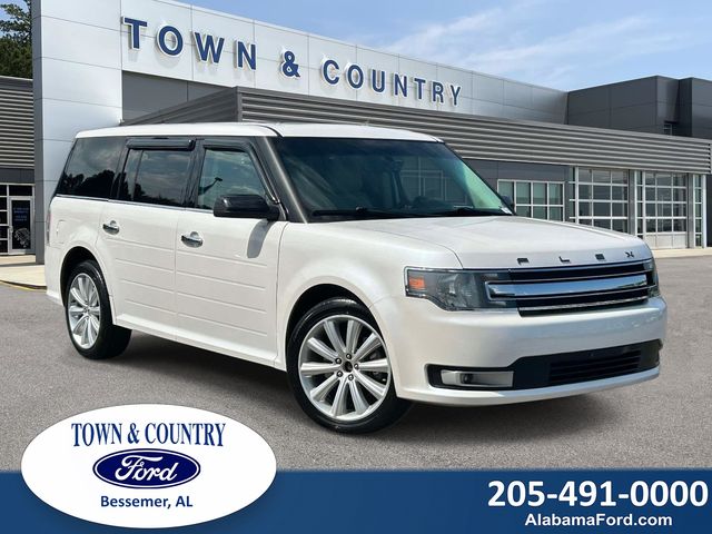White Platinum Metallic Tri-Coat 2016 Ford Flex SUV / Crossover Front-Wheel Drive 6-Speed Automatic