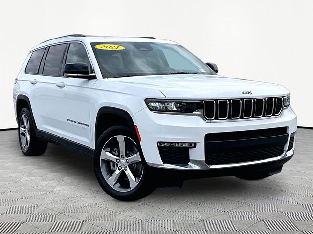 Bright White Clearcoat 2021 Jeep Grand Cherokee L SUV / Crossover Four-Wheel Drive 8-Speed Automatic