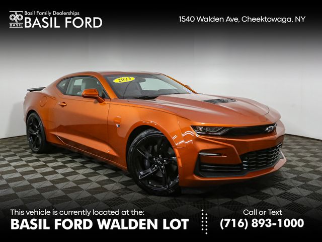 Vivid Orange Metallic 2023 Chevrolet Camaro Coupe Rear-Wheel Drive Automatic
