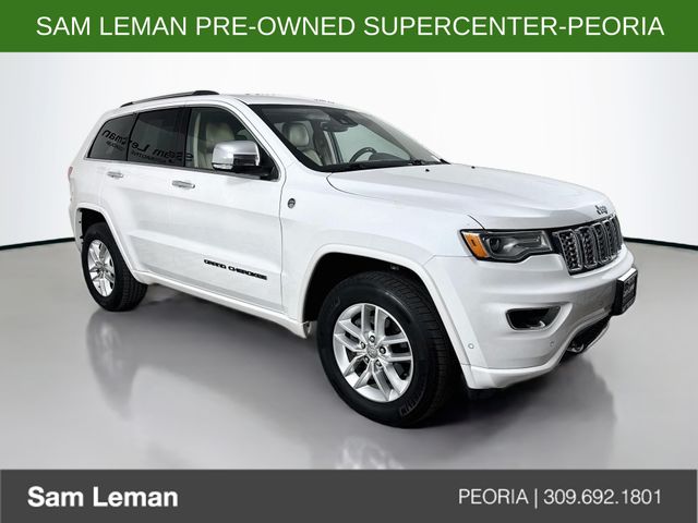White (Ivory 3-Coat) 2018 Jeep Grand Cherokee SUV / Crossover Four-Wheel Drive 8-Speed Automatic
