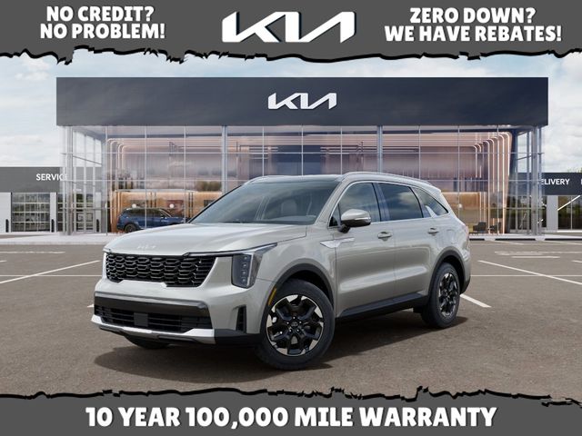 White (Ivory Silver) 2026 Kia Sorento S FWD SUV / Crossover Front-Wheel Drive 8-Speed Automatic