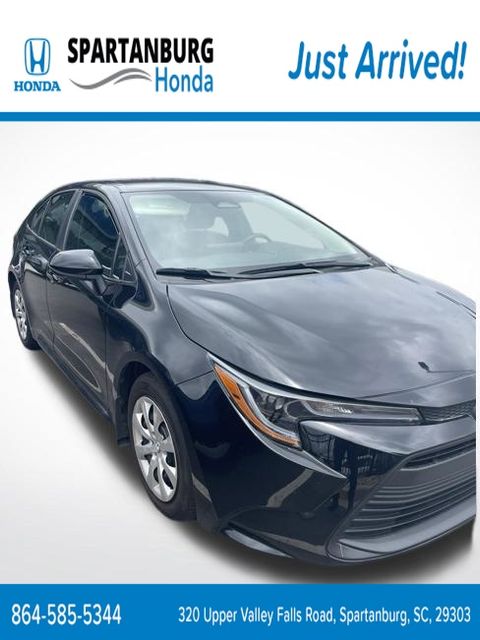 Midnight Black Metallic 2025 Toyota Corolla Sedan Front-Wheel Drive Continuously Variable Transmission