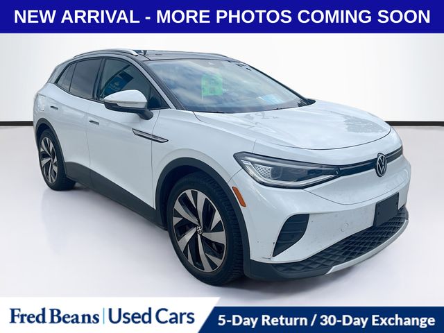 Glacier White Metallic 2021 Volkswagen ID.4 Pro S RWD SUV / Crossover Rear-Wheel Drive Automatic