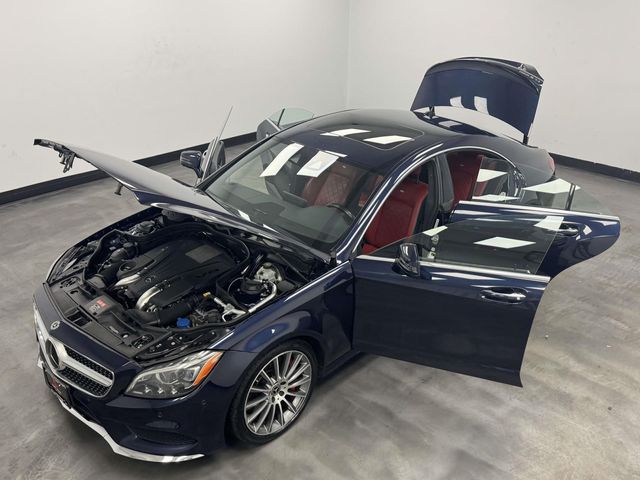 Blue 2017 Mercedes-Benz CLS Sedan All-Wheel Drive 9-Speed Automatic