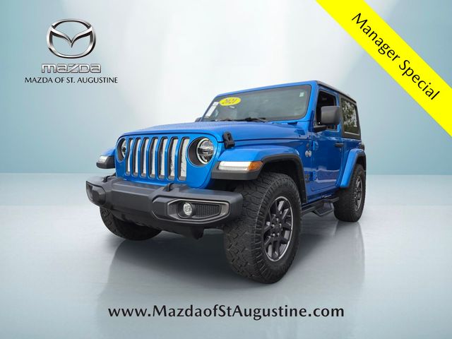 Blue Pearl 2021 Jeep Wrangler SUV / Crossover Four-Wheel Drive 8-Speed Automatic