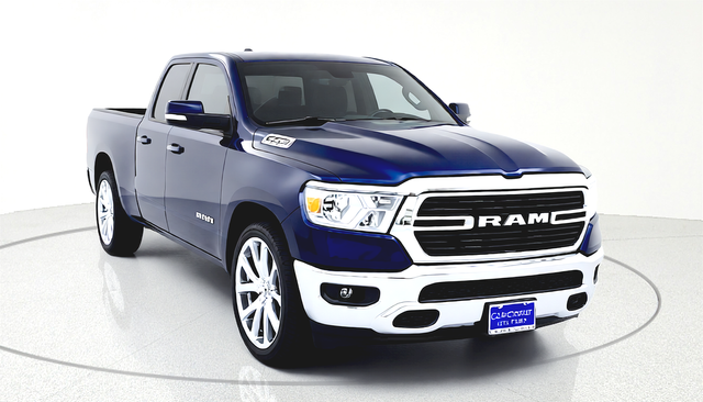 Patriot Blue Pearlcoat 2020 RAM 1500 Big Horn Quad Cab RWD Pickup Truck 4X2 8-Speed Automatic