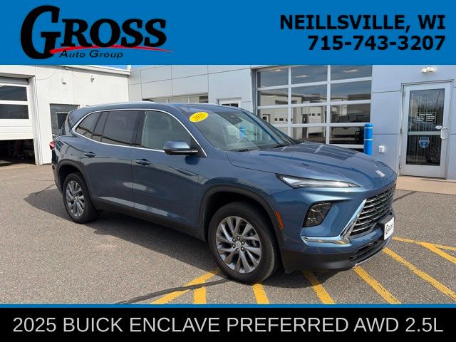 Ocean Blue Metallic 2025 Buick Enclave SUV / Crossover Four-Wheel Drive 8-Speed Automatic