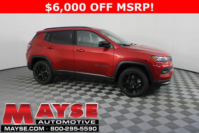 Red Hot Pearlcoat 2026 Jeep Compass Latitude 4WD SUV / Crossover Four-Wheel Drive 8-Speed Automatic