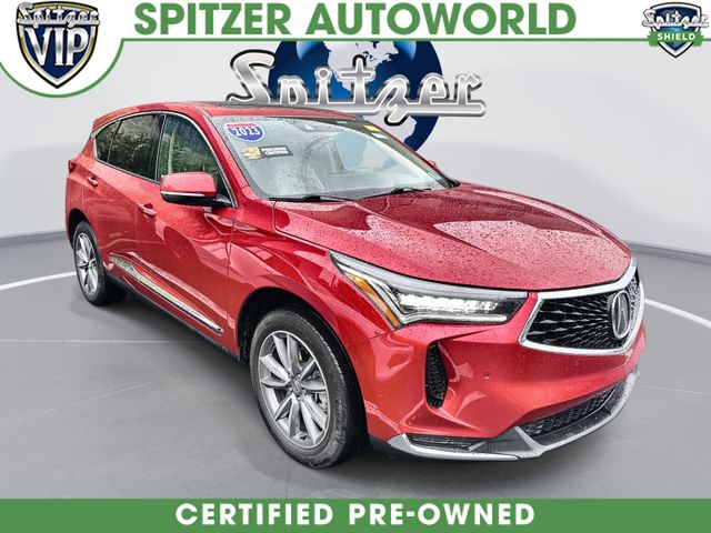 2023 Acura RDX Technology Package Red at Rochrich Mazda