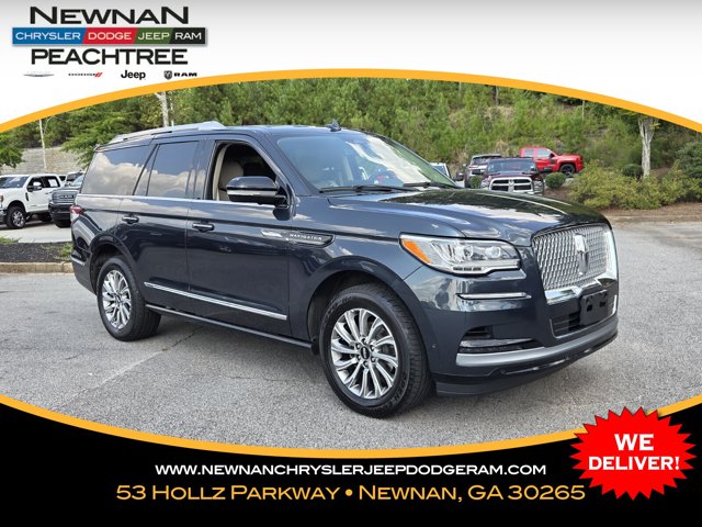 Blue Metallic 2024 Lincoln Navigator SUV / Crossover Four-Wheel Drive Automatic