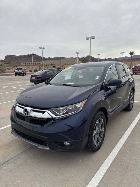 Black (Obsidian Blue Pearl) 2019 Honda CR-V EX-L AWD SUV / Crossover All-Wheel Drive Continuously Variable Transmission