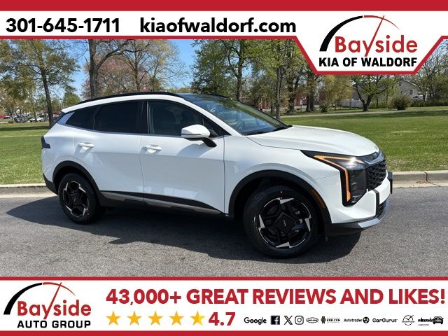 Snow White Pearl 2026 Kia Sportage Hybrid EX AWD SUV / Crossover All-Wheel Drive 6-Speed Automatic