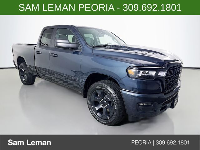Forged Blue Metallic 2026 RAM 1500 Express Quad Cab 4WD Pickup Truck Four-Wheel Drive 8-Speed Automatic
