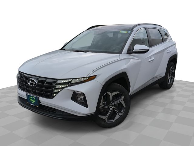 Quartz White 2022 Hyundai Tucson Hybrid SEL Convenience AWD SUV / Crossover All-Wheel Drive 6-Speed Automatic