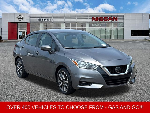Gray (Gun Metallic) 2021 Nissan Versa Sedan Front-Wheel Drive Continuously Variable Transmission