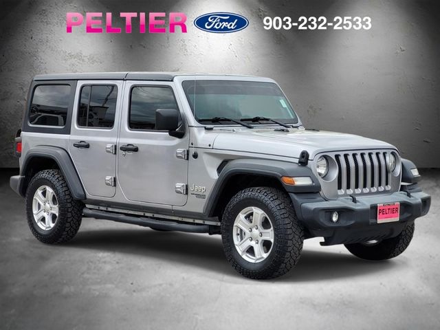 Billet Silver Metallic Clearcoat 2019 Jeep Wrangler Unlimited Sport S 4WD SUV / Crossover Four-Wheel Drive 8-Speed Automatic