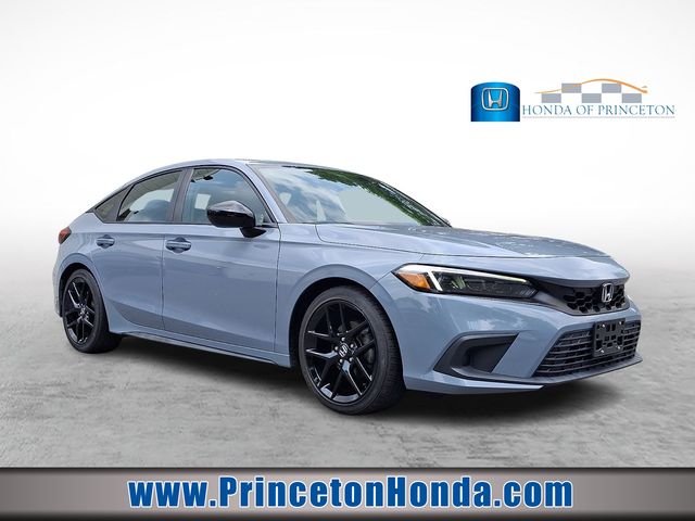 Morning Mist Metallic 2023 Honda Civic Hatchback Hatchback Front-Wheel Drive Continuously Variable Transmission