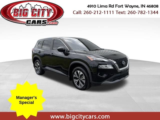 Super Black 2023 Nissan Rogue SUV / Crossover Front-Wheel Drive Continuously Variable Transmission