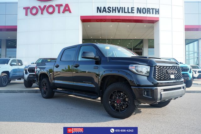 Midnight Black Metallic 2019 Toyota Tundra Pickup Truck Four-Wheel Drive 6-Speed Automatic