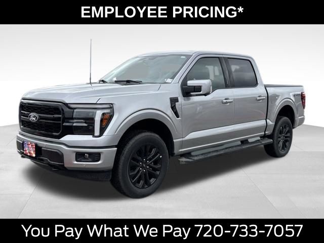 Iconic Silver Metallic 2026 Ford F-150 Lariat SuperCrew 4WD Pickup Truck Four-Wheel Drive Automatic
