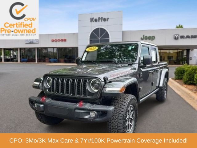 Gray (Granite Crystal Metallic Clearcoat) 2025 Jeep Gladiator Pickup Truck Four-Wheel Drive 8-Speed Automatic