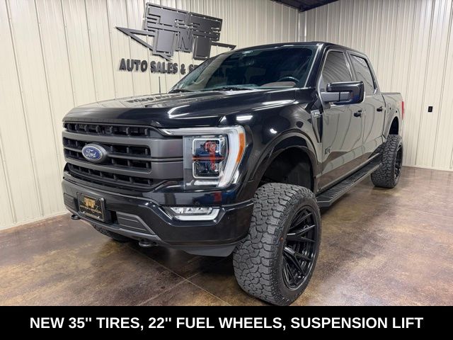 Black Metallic 2021 Ford F-150 Pickup Truck Four-Wheel Drive Automatic