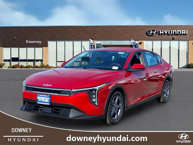 Currant Red 2025 Kia K4 LXS FWD Sedan Front-Wheel Drive Continuously Variable Transmission