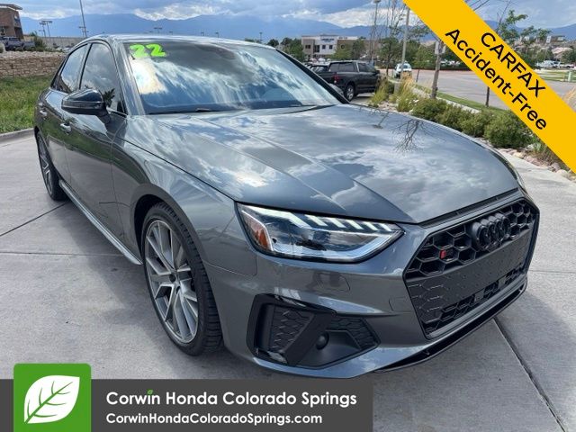 Daytona Gray Pearl 2022 Audi S4 Sedan All-Wheel Drive 8-Speed Automatic