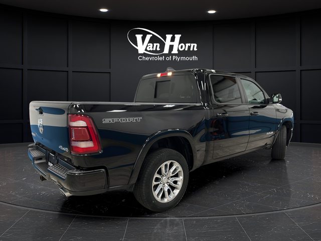 Used 2022 Diamond Black Crystal Pearlcoat Ram Laramie image 7