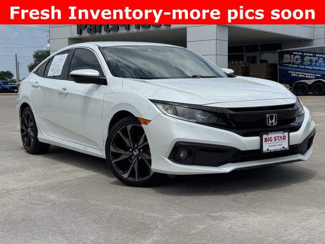 2021 Honda Civic Sport White at Emmons Autoplex