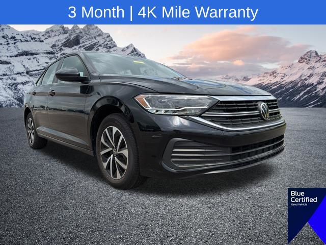 Deep Black Pearl 2024 Volkswagen Jetta S FWD Sedan Front-Wheel Drive 8-Speed Automatic