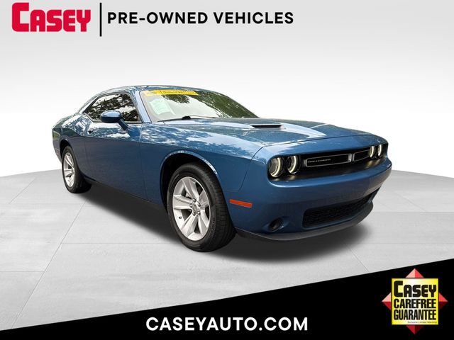 Blue (Frostbite) 2023 Dodge Challenger SXT RWD Coupe Rear-Wheel Drive 8-Speed Automatic