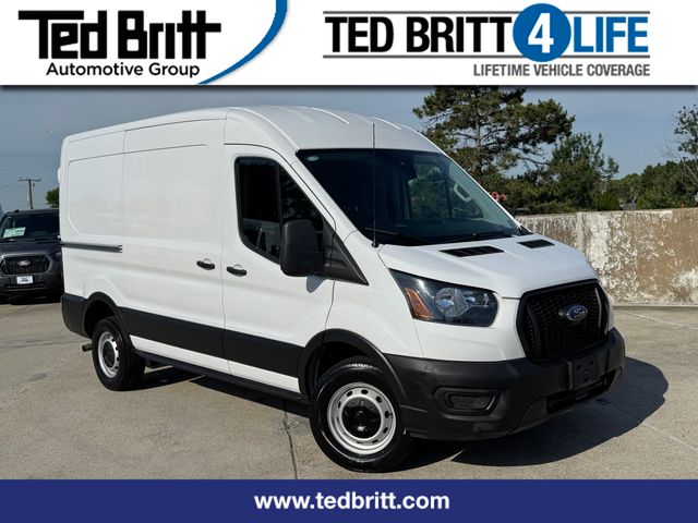 Oxford White 2023 Ford Transit Cargo 250 Medium Roof LB RWD Van Rear-Wheel Drive