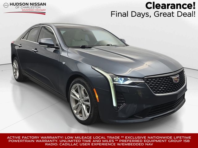 Shadow Metallic 2022 Cadillac CT4 Luxury RWD Sedan Rear-Wheel Drive 8-Speed Automatic