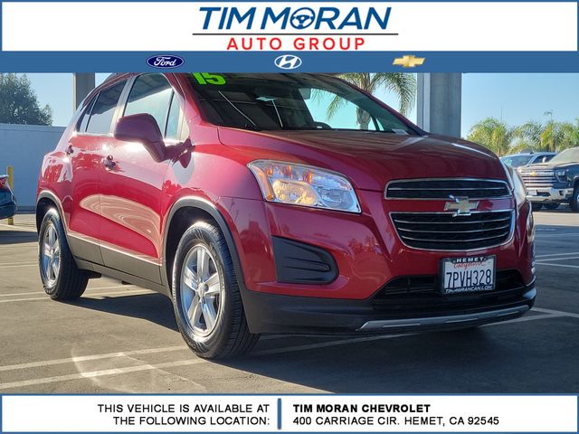 Ruby Red Metallic 2015 Chevrolet Trax LT FWD SUV / Crossover Front-Wheel Drive 6-Speed Automatic