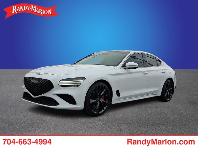 Alta White 2022 Genesis G70 Sedan Rear-Wheel Drive 8-Speed Automatic